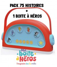 Pack 75 Histoires + Ma Boite A Heros
