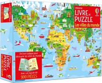 Les Villes Du Monde : Livre Et Puzzle