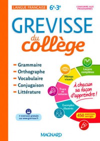 Francais 6E-3E Grevisse Du College