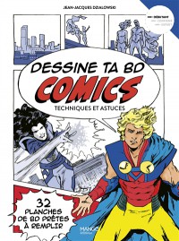 Dessine Ta Bd Comics - 32 Planches De Bd Pretes A Remplir
