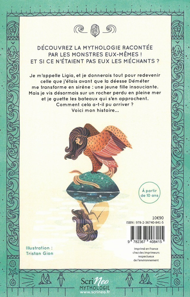 Moi, Ligia, Sirene de l'auteur Sylvie Baussier- Livre - Lire Demain