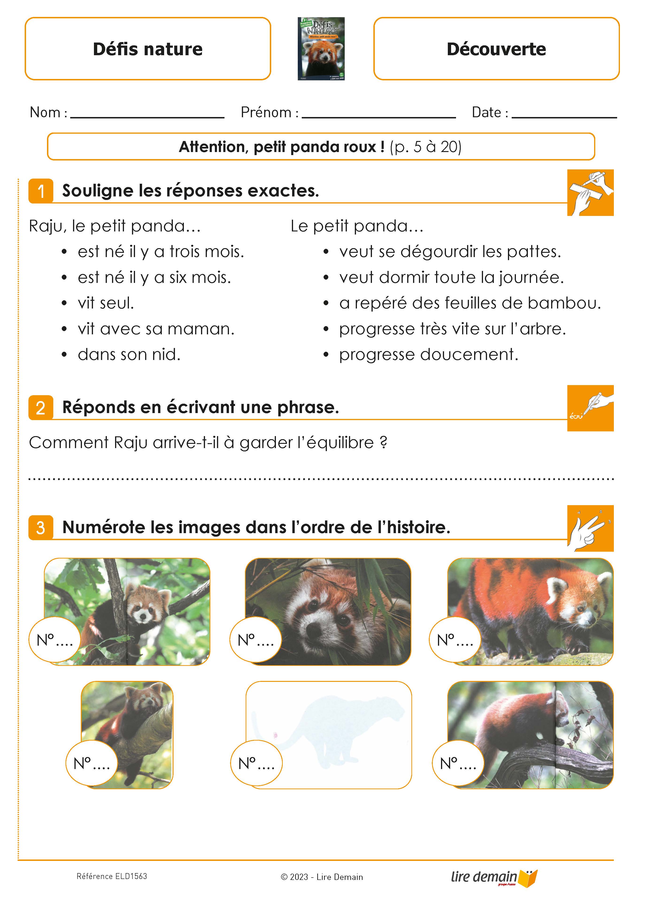 Rallye Lecture - Defis Nature (Fichier Seul)