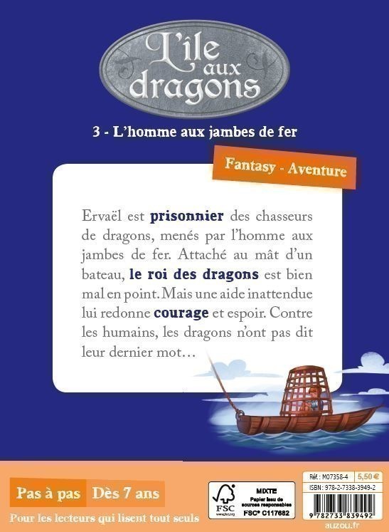 L'ile Aux Dragons T3 (L'homme Aux Jambes De Fer)