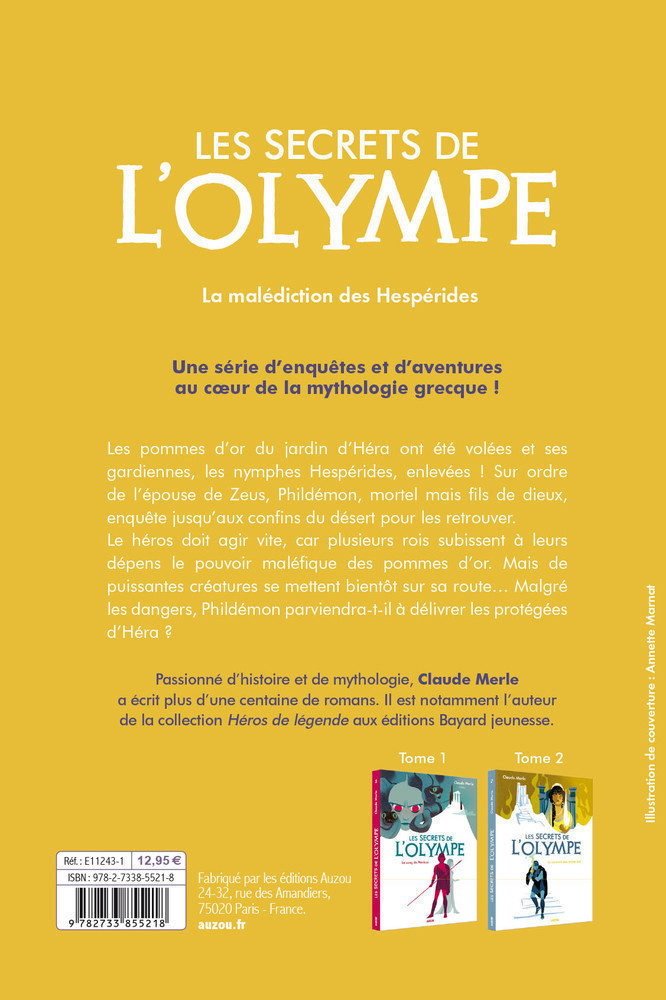 Les Secrets De L'olympe T3 (La Malediction Des Hesperides)