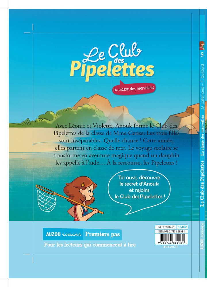 LE CLUB DES PIPELETTES T5 (LA CLASSE DES MERVEILLES)