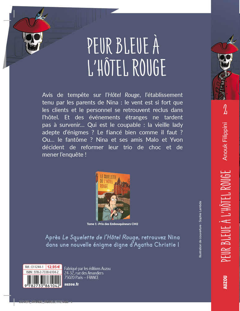 Le Squelette De L'hotel Rouge (Peur Bleue A L'hotel Rouge)