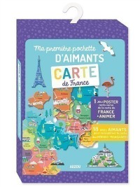 Carte De France : Ma Premiere Pochette D'aimants
