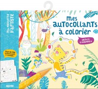 Mes Autocollants A Colorier : Droles D'animaux