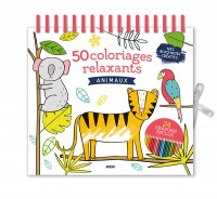 50 Coloriages Relaxants : Animaux