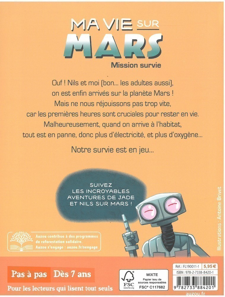 MA VIE SUR MARS T2 (MISSION SURVIE)