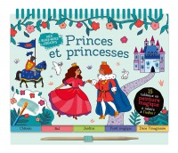 Princes Et Princesses : Mes Bloc-Notes Creatifs : 15 Tableaux En Peinture Magique