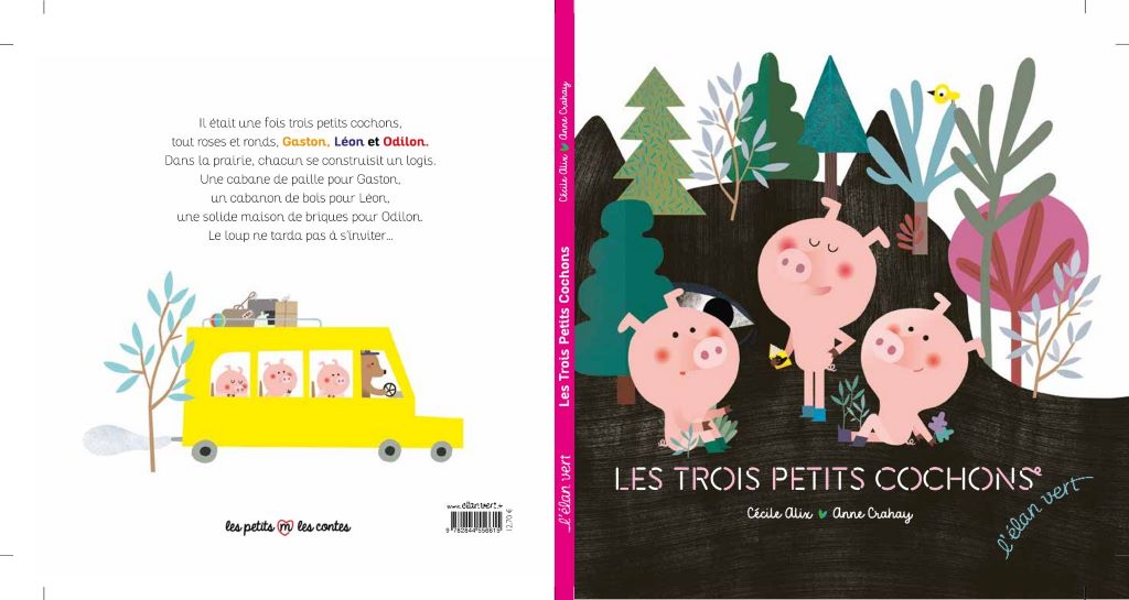 Livres illustrés Les Trois Petits Cochons, Mes contes à déplier