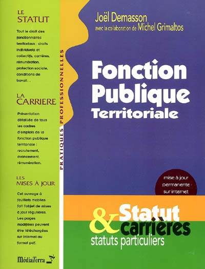 Fonction publique territoriale : statut & carrières, statuts particuliers